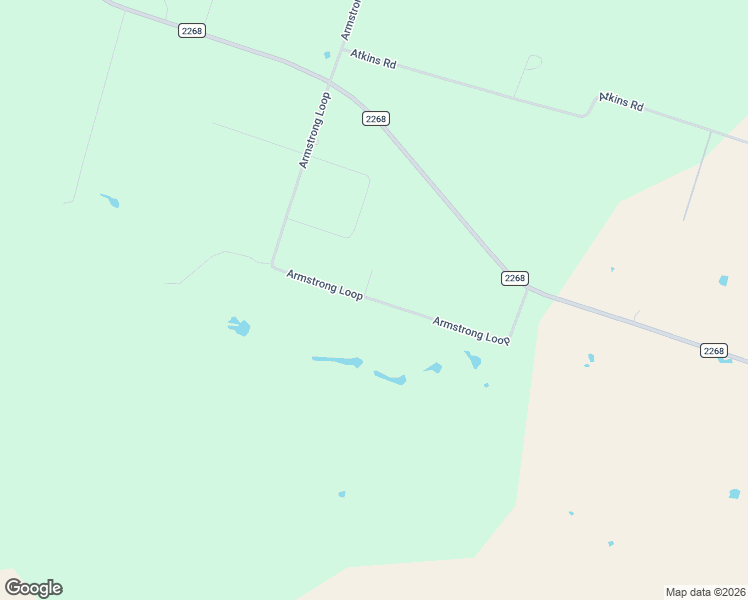 map of restaurants, bars, coffee shops, grocery stores, and more near Armstrong Loop in Salado