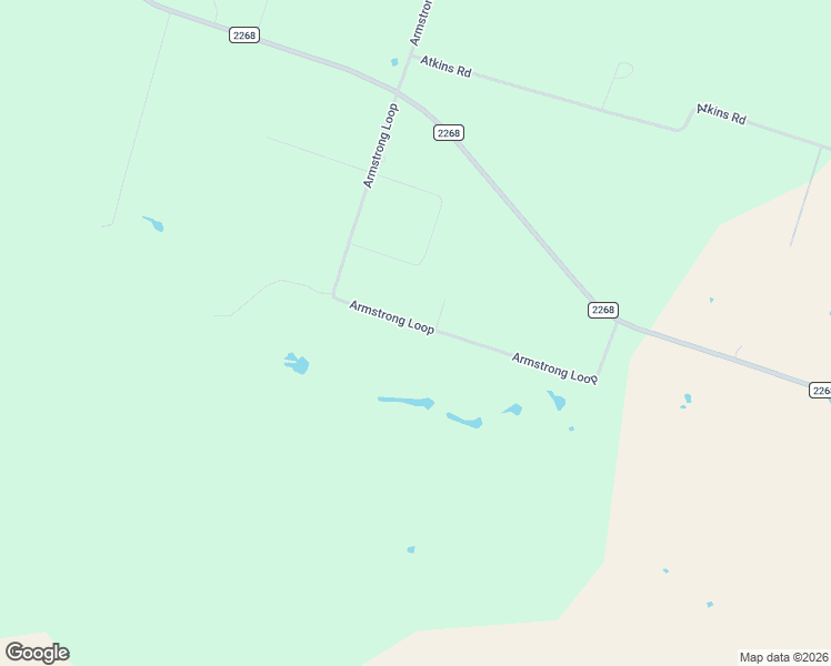 map of restaurants, bars, coffee shops, grocery stores, and more near Armstrong Loop in Salado