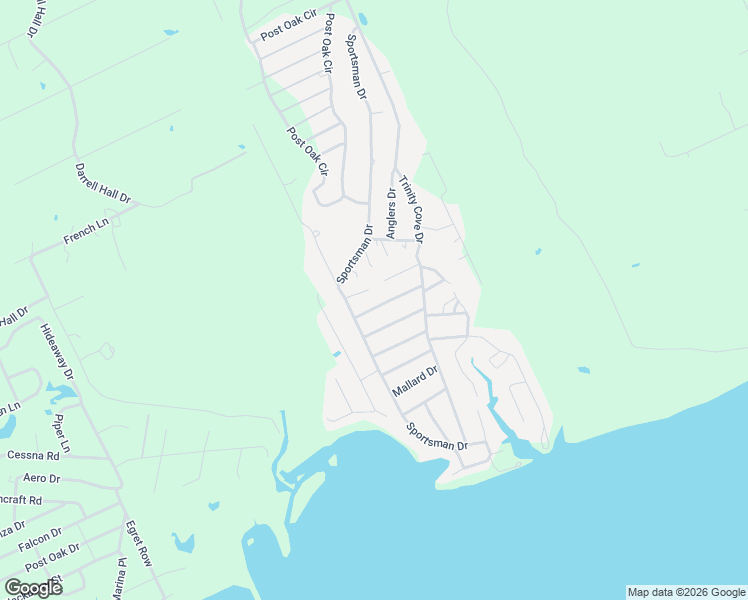 map of restaurants, bars, coffee shops, grocery stores, and more near 159 Woodduck Lane in Trinity