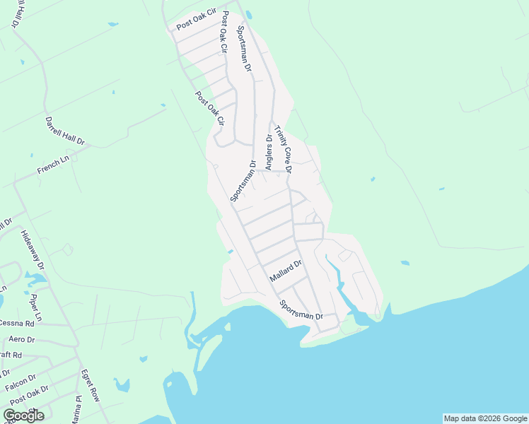 map of restaurants, bars, coffee shops, grocery stores, and more near 159 Woodduck Lane in Trinity