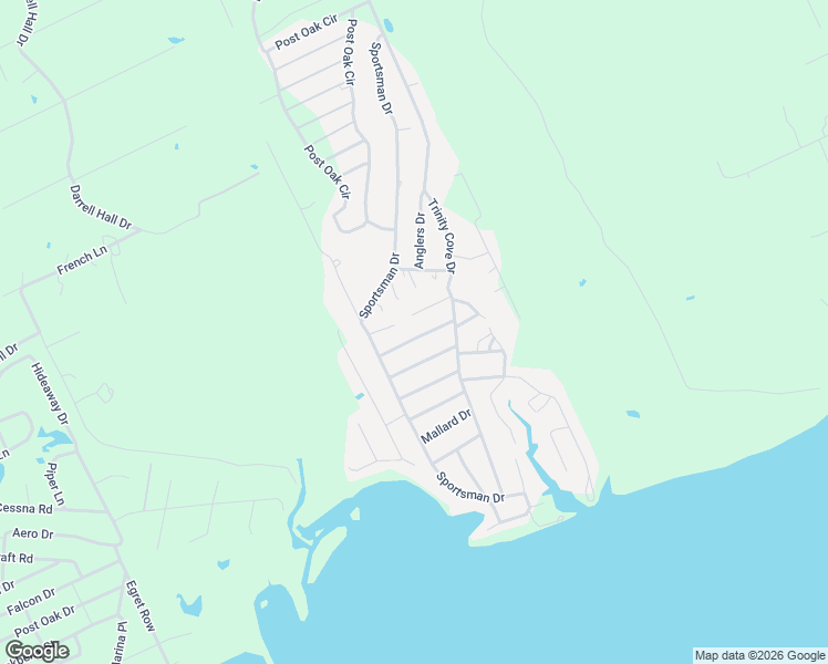 map of restaurants, bars, coffee shops, grocery stores, and more near 159 Woodduck Lane in Trinity