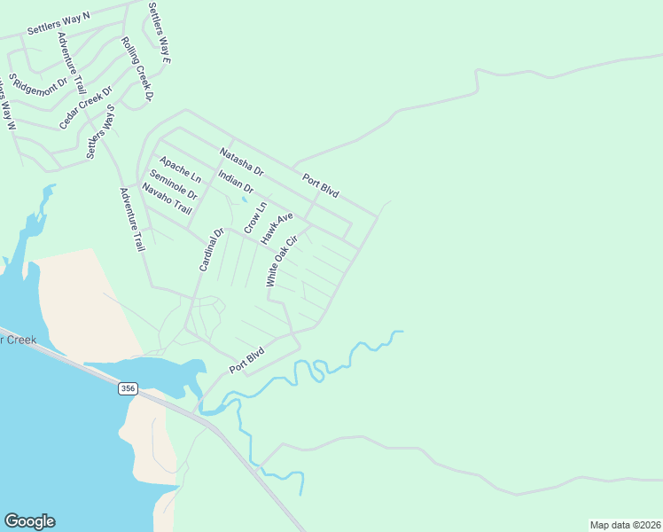 map of restaurants, bars, coffee shops, grocery stores, and more near Atchley Court in Trinity County