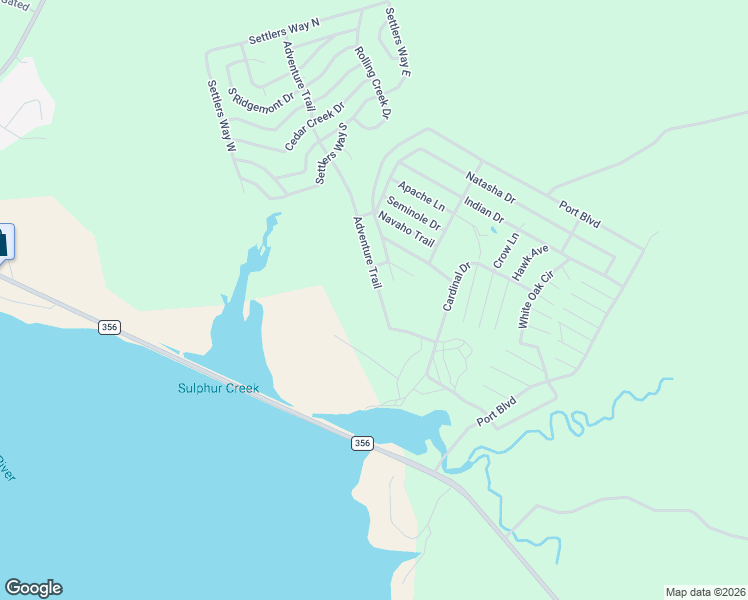 map of restaurants, bars, coffee shops, grocery stores, and more near 575 Adventure Trail in Trinity