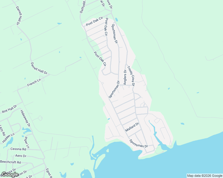 map of restaurants, bars, coffee shops, grocery stores, and more near 736 Sportsman Drive in Trinity