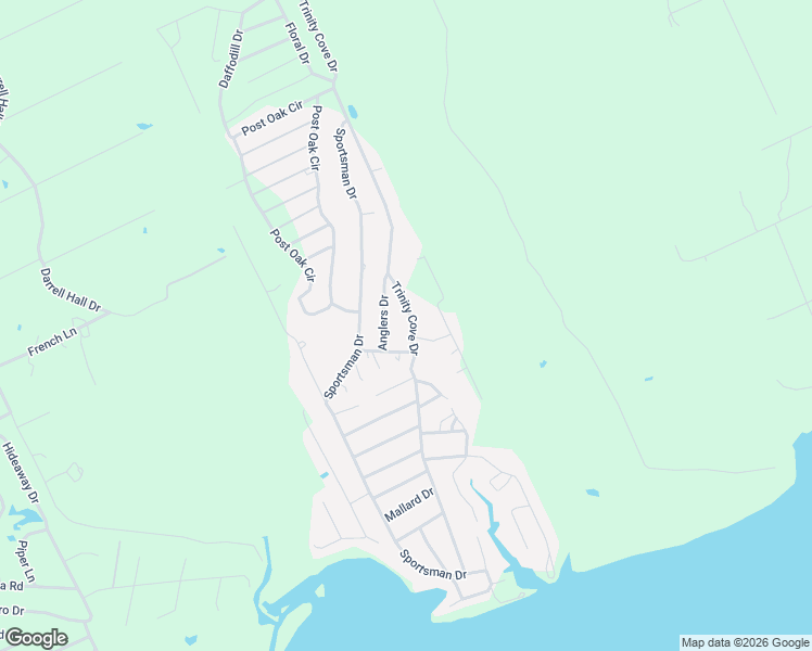 map of restaurants, bars, coffee shops, grocery stores, and more near 1538 Trinity Cove Drive in Trinity