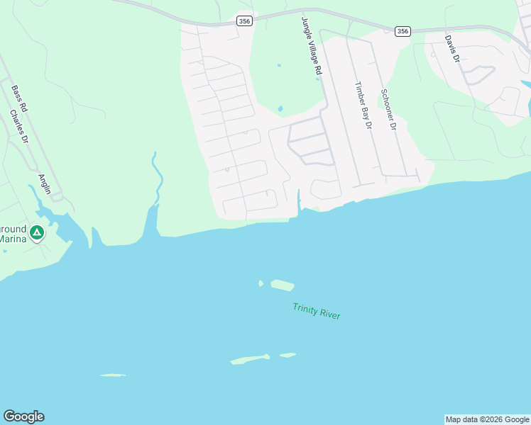 map of restaurants, bars, coffee shops, grocery stores, and more near 174 Lake Front Drive in Trinity