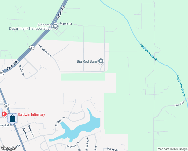 map of restaurants, bars, coffee shops, grocery stores, and more near 47015 Joshua Drive in Bay Minette