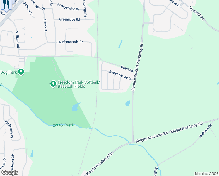 map of restaurants, bars, coffee shops, grocery stores, and more near 3600 Cattle Crossing in Valdosta