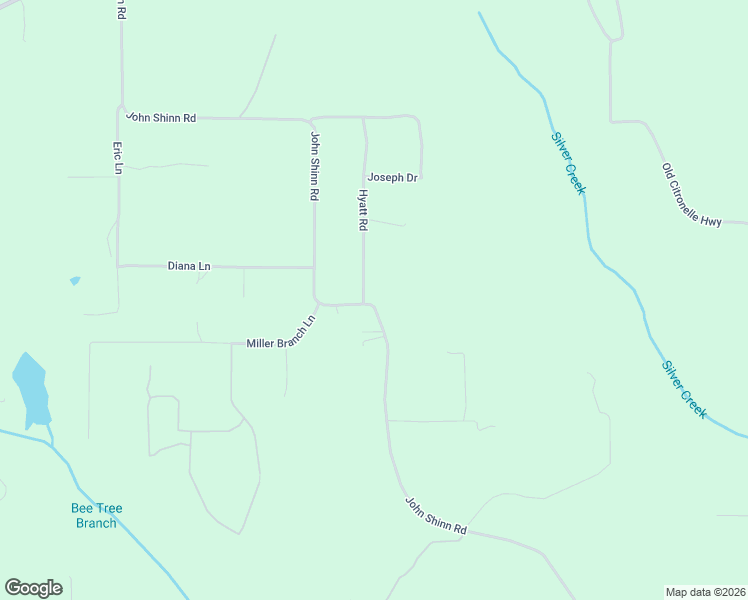 map of restaurants, bars, coffee shops, grocery stores, and more near 10550 John Shinn Rd in Chunchula
