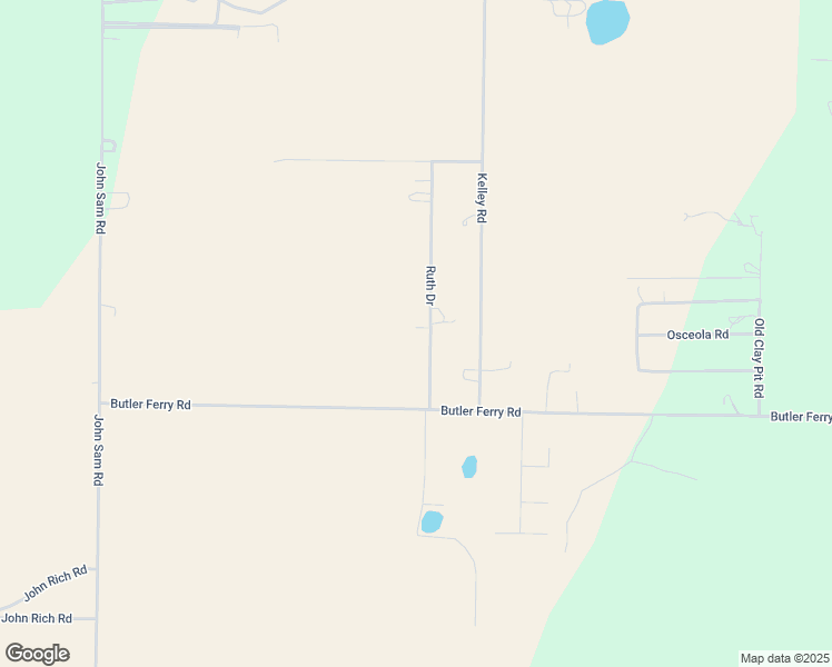 map of restaurants, bars, coffee shops, grocery stores, and more near 229 Ruth Drive in Bainbridge