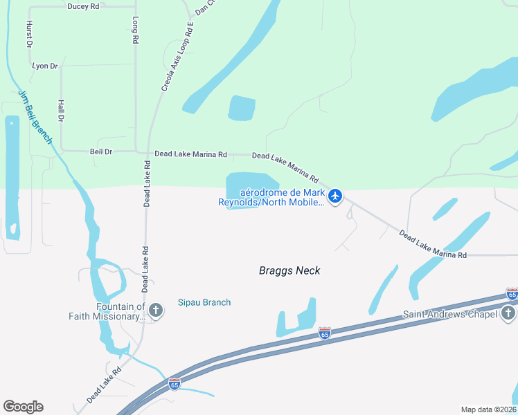 map of restaurants, bars, coffee shops, grocery stores, and more near in Creola