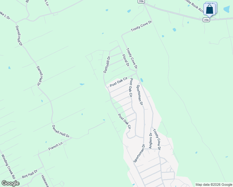 map of restaurants, bars, coffee shops, grocery stores, and more near 208 Walnut Boulevard in Trinity