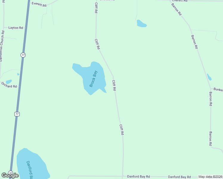 map of restaurants, bars, coffee shops, grocery stores, and more near 4741 Cliff Road in Graceville