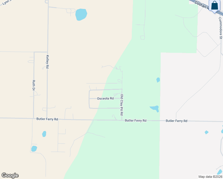 map of restaurants, bars, coffee shops, grocery stores, and more near 174-242 Dow Jones Road in Bainbridge