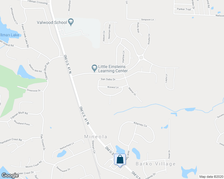 map of restaurants, bars, coffee shops, grocery stores, and more near 4507 Kiowa Lane in Hahira