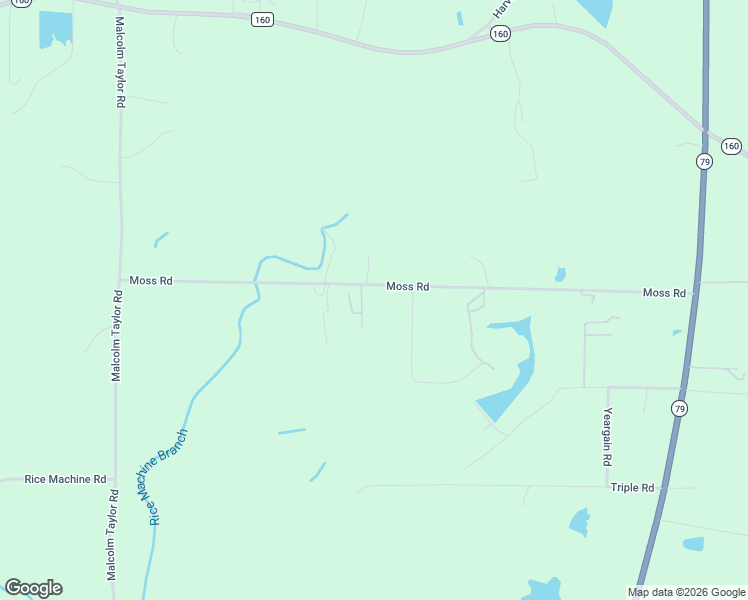 map of restaurants, bars, coffee shops, grocery stores, and more near 3320 Moss Road in Bonifay