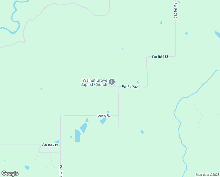 map of restaurants, bars, coffee shops, grocery stores, and more near 12304 Lewis Road in DeRidder