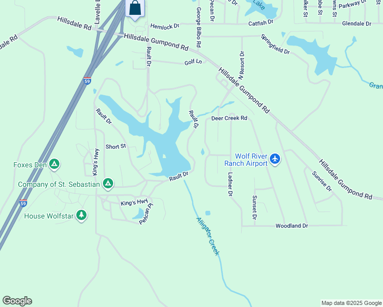 map of restaurants, bars, coffee shops, grocery stores, and more near 332-456 Rault Drive in Lumberton