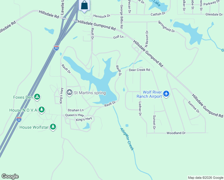 map of restaurants, bars, coffee shops, grocery stores, and more near 332-456 Rault Drive in Lumberton