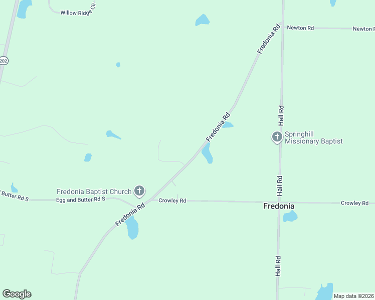 map of restaurants, bars, coffee shops, grocery stores, and more near 2211 Fredonia Road in Thomasville