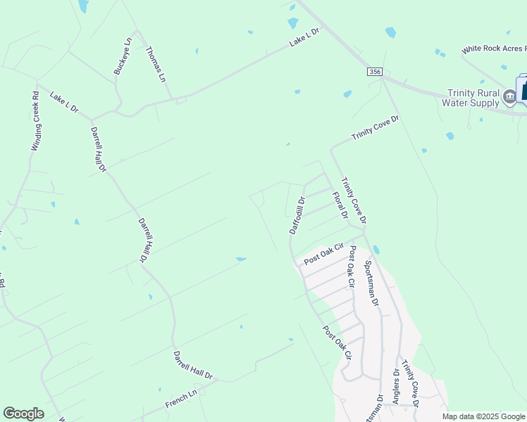 map of restaurants, bars, coffee shops, grocery stores, and more near 463 Daffodill Drive in Trinity