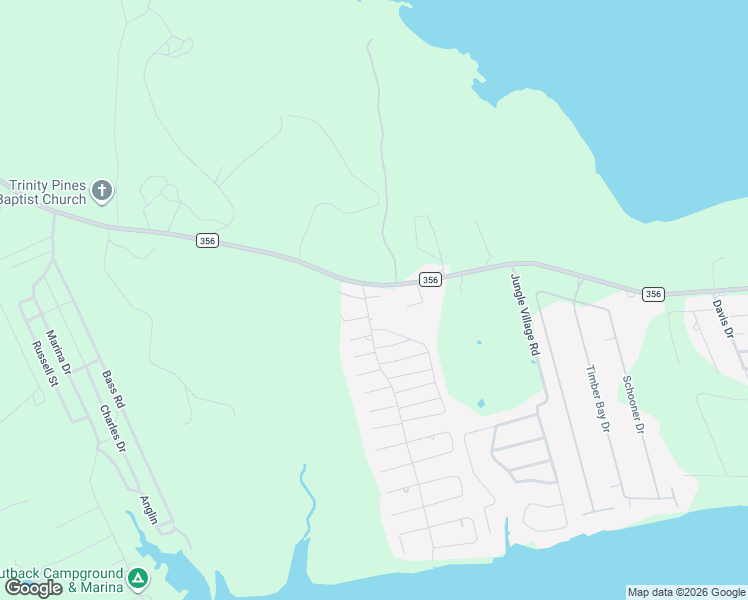 map of restaurants, bars, coffee shops, grocery stores, and more near 100 Oak Street in Trinity