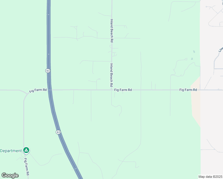 map of restaurants, bars, coffee shops, grocery stores, and more near 100 Inland Beach Road in Lucedale