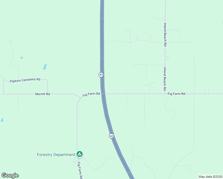 map of restaurants, bars, coffee shops, grocery stores, and more near 2125 Fig Farm Road in Lucedale