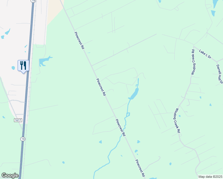 map of restaurants, bars, coffee shops, grocery stores, and more near 2005 Pinecrest Road in Trinity