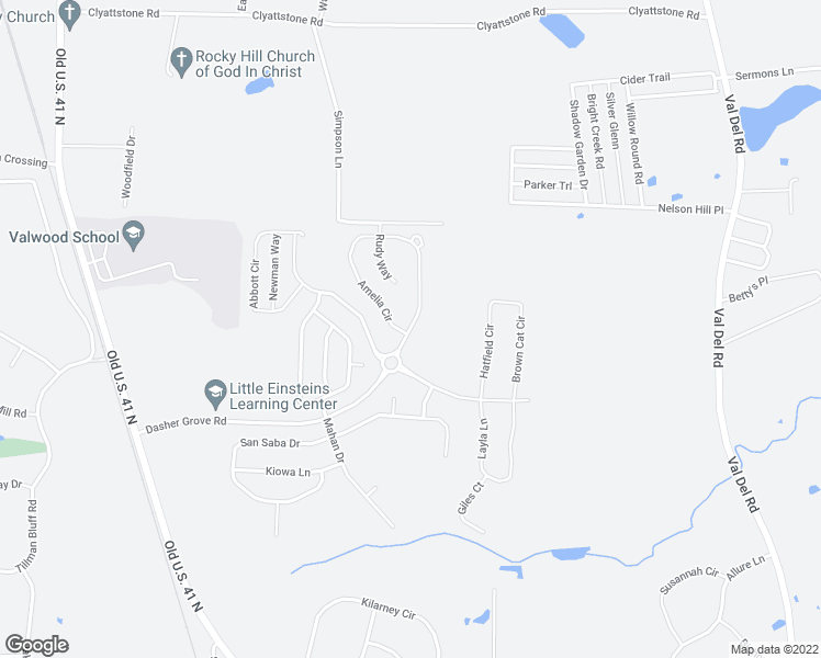 map of restaurants, bars, coffee shops, grocery stores, and more near 4765 Amelia Circle in Hahira