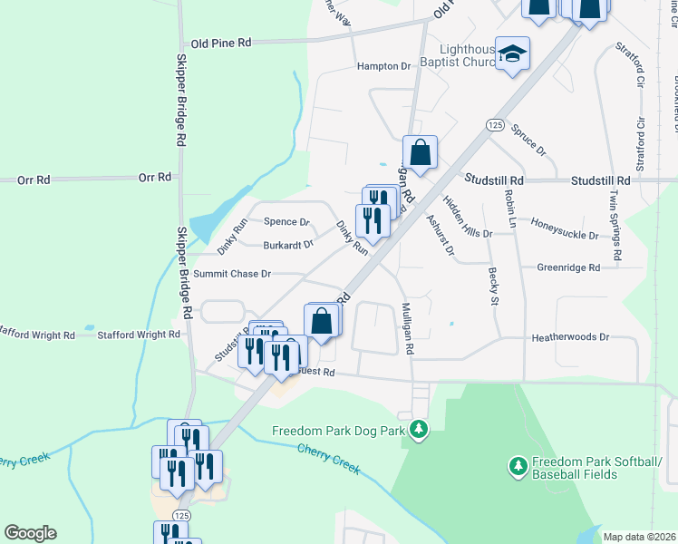map of restaurants, bars, coffee shops, grocery stores, and more near 4301 Bemiss Road in Valdosta