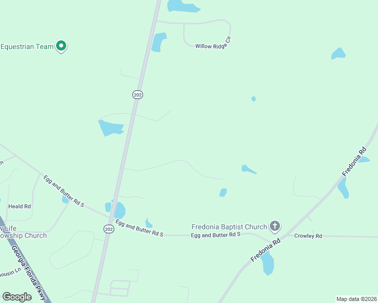 map of restaurants, bars, coffee shops, grocery stores, and more near 101 Sandy Creek Lane in Thomasville