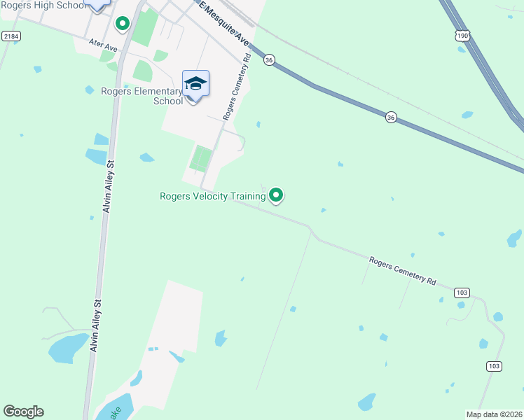 map of restaurants, bars, coffee shops, grocery stores, and more near 1501 Rogers Cemetery Road in Rogers