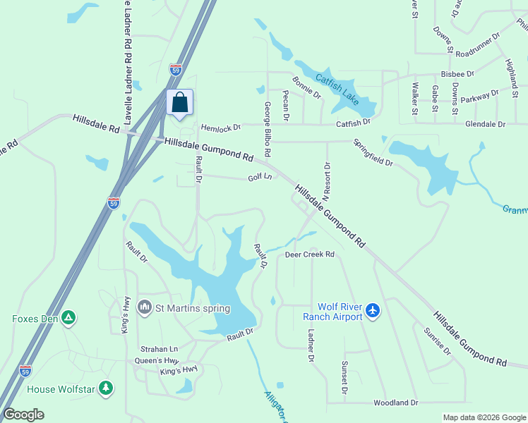 map of restaurants, bars, coffee shops, grocery stores, and more near 354-430 Rault Drive in Lumberton