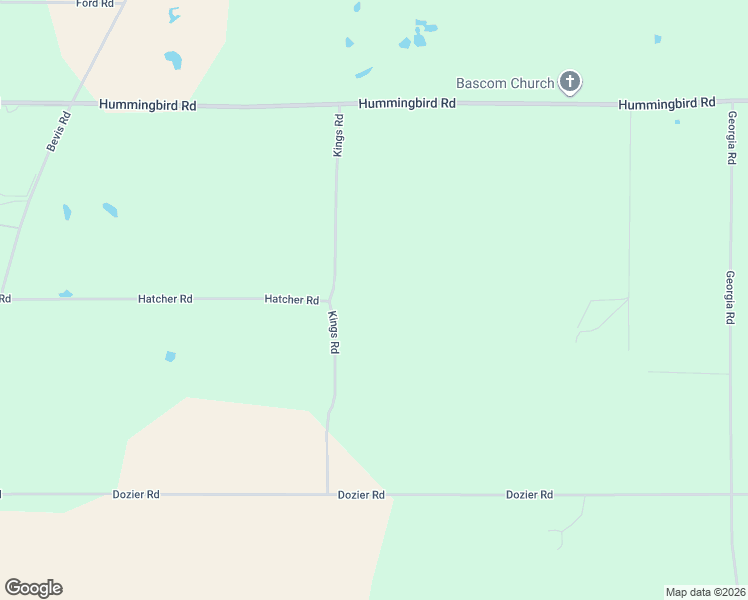 map of restaurants, bars, coffee shops, grocery stores, and more near 4900 Kings Road in Bascom
