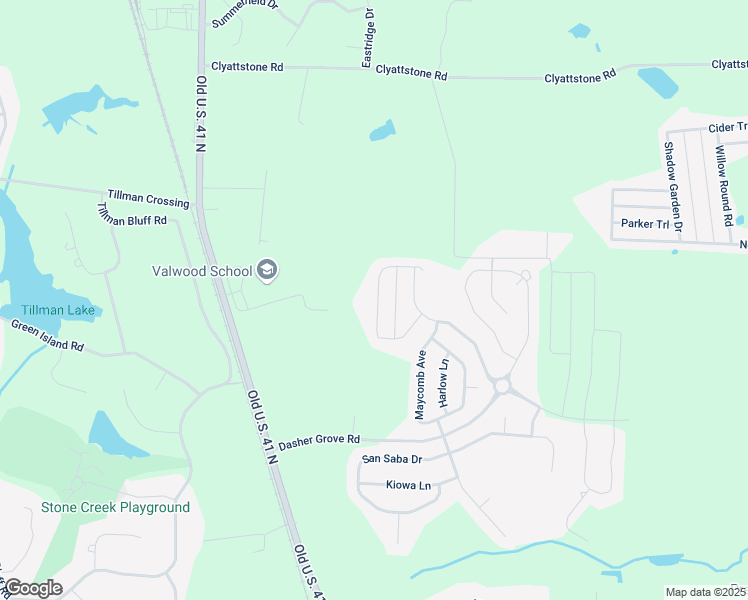 map of restaurants, bars, coffee shops, grocery stores, and more near 5195 Abbott Circle in Hahira