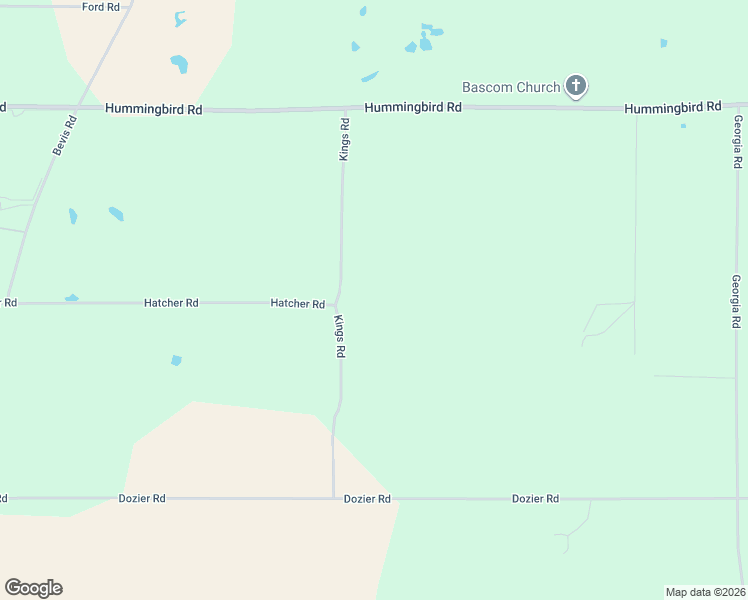 map of restaurants, bars, coffee shops, grocery stores, and more near 4900 Kings Road in Bascom