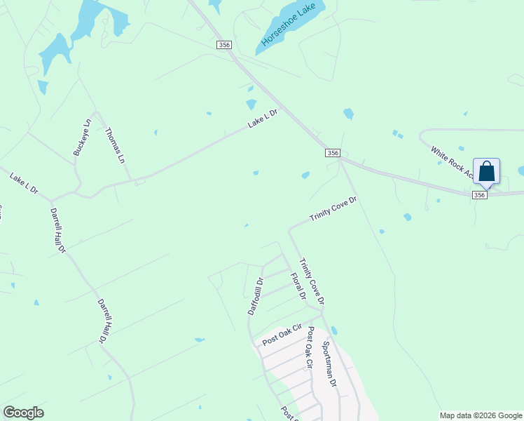 map of restaurants, bars, coffee shops, grocery stores, and more near 351 Coker Street in Trinity