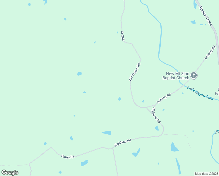 map of restaurants, bars, coffee shops, grocery stores, and more near Cr-268 in Saint Francisville