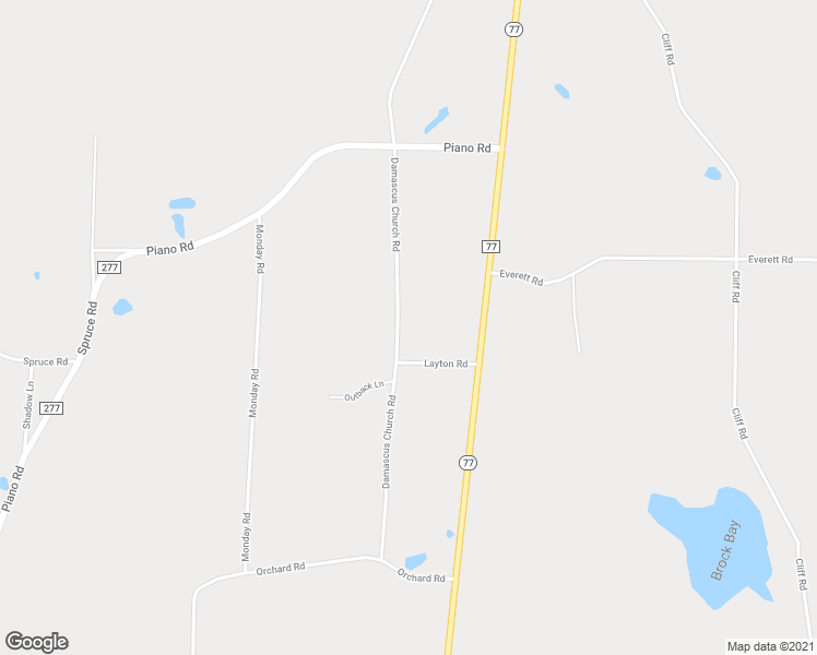 map of restaurants, bars, coffee shops, grocery stores, and more near 4866 Damascus Church Road in Graceville