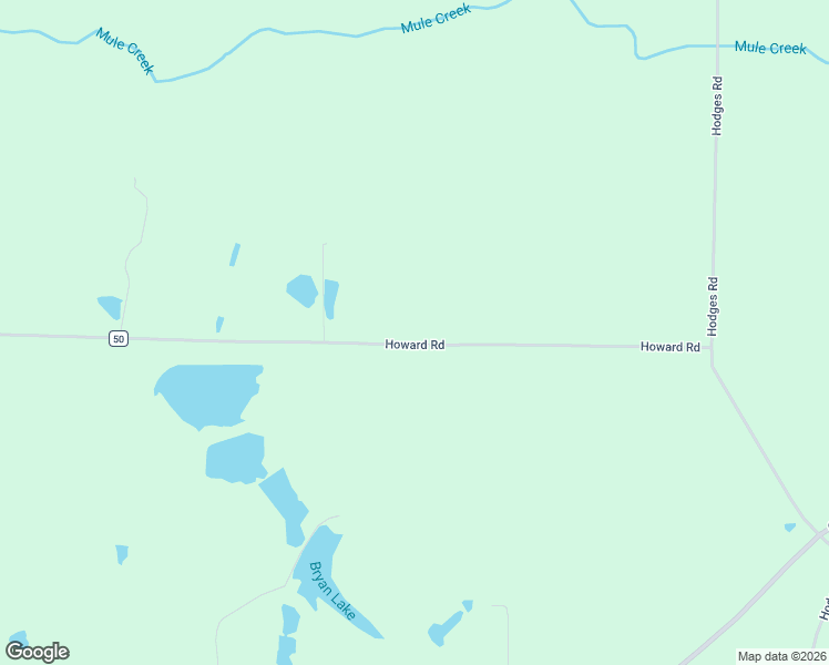 map of restaurants, bars, coffee shops, grocery stores, and more near 4869 Howard Road in Pavo