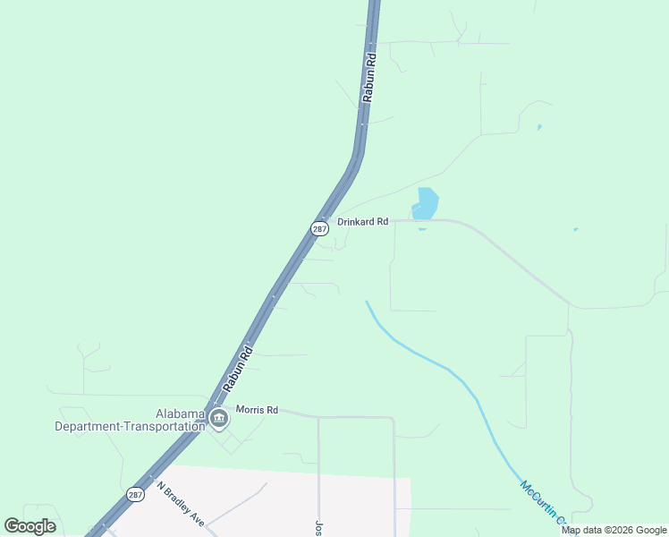 map of restaurants, bars, coffee shops, grocery stores, and more near 47870 Rabun Road in Bay Minette