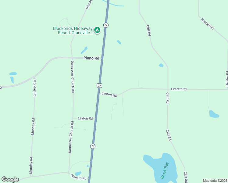 map of restaurants, bars, coffee shops, grocery stores, and more near 956 Everett Road in Graceville