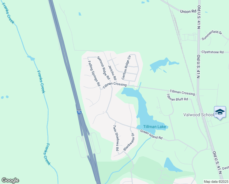 map of restaurants, bars, coffee shops, grocery stores, and more near 4882 Summit Ridge Road in Valdosta