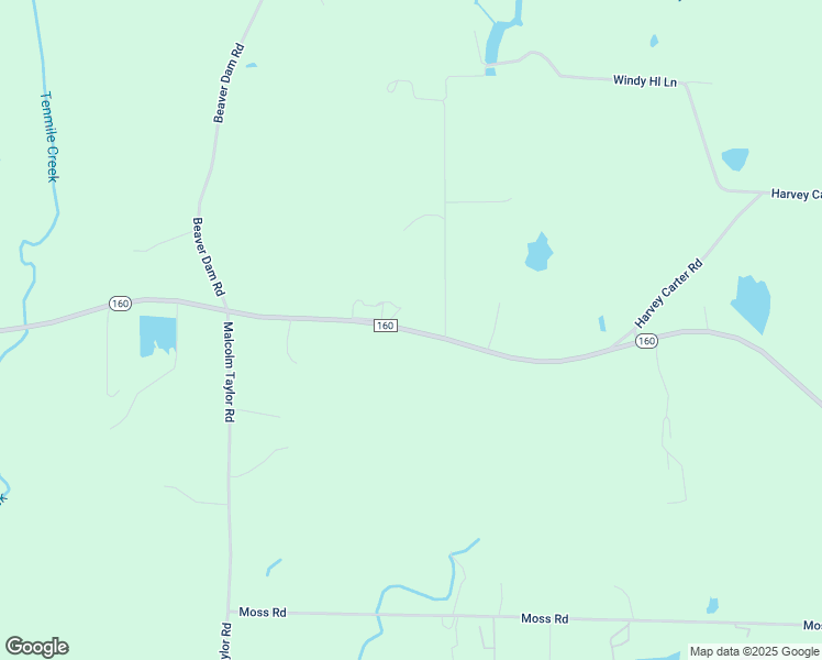 map of restaurants, bars, coffee shops, grocery stores, and more near 3173 County Road 160 in Bonifay