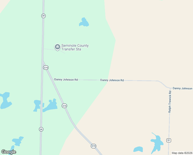 map of restaurants, bars, coffee shops, grocery stores, and more near 2914 Danny Johnson Road in Donalsonville