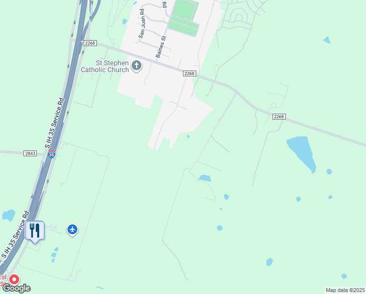 map of restaurants, bars, coffee shops, grocery stores, and more near 14770 Spotted Horse Lane in Salado