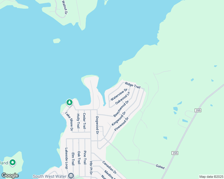 map of restaurants, bars, coffee shops, grocery stores, and more near 400 Ridge Trail in Trinity