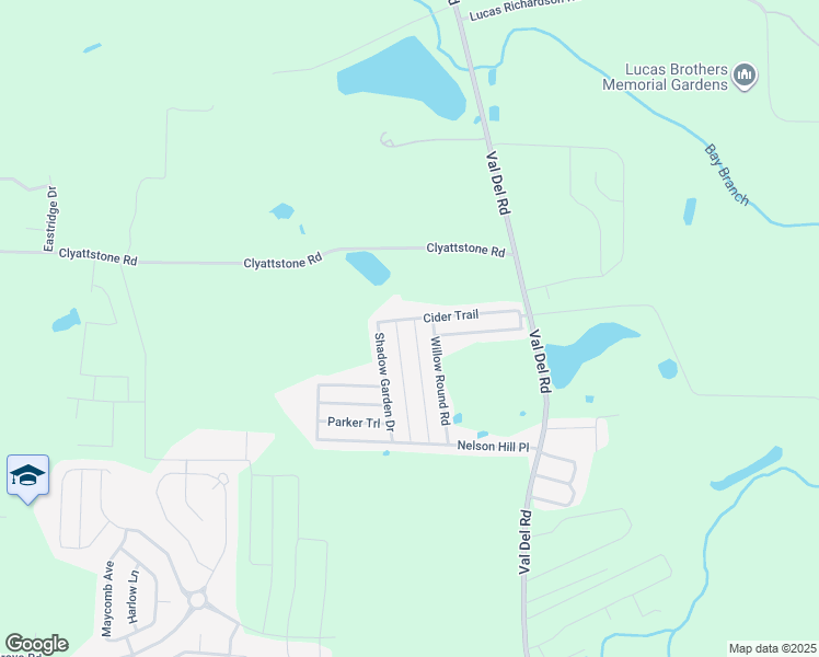 map of restaurants, bars, coffee shops, grocery stores, and more near 4195 Silver Glen in Hahira