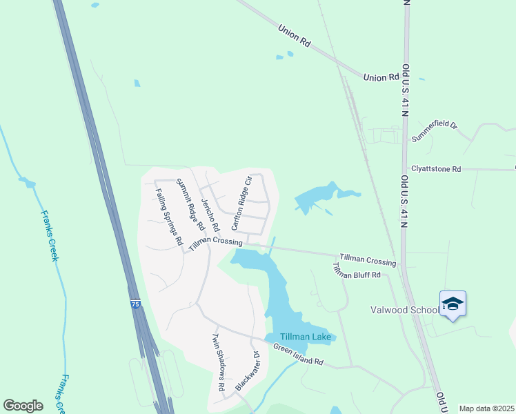 map of restaurants, bars, coffee shops, grocery stores, and more near 5114 Village Way in Hahira